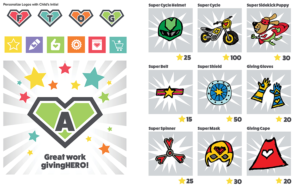 givingHERO iconography